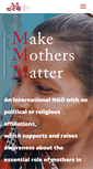 Mobile Screenshot of makemothersmatter.org